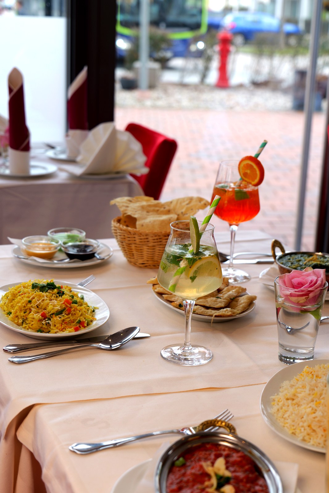 Atmosphäre im Taj Mahal